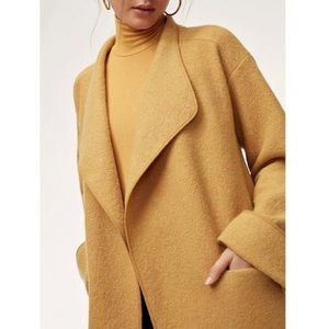 Gold yellow Aritzia Chandelle Jacket